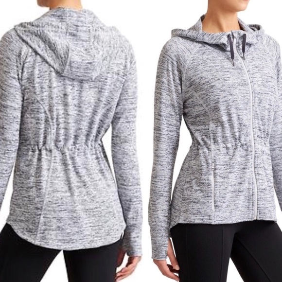 cinched waist hoodie